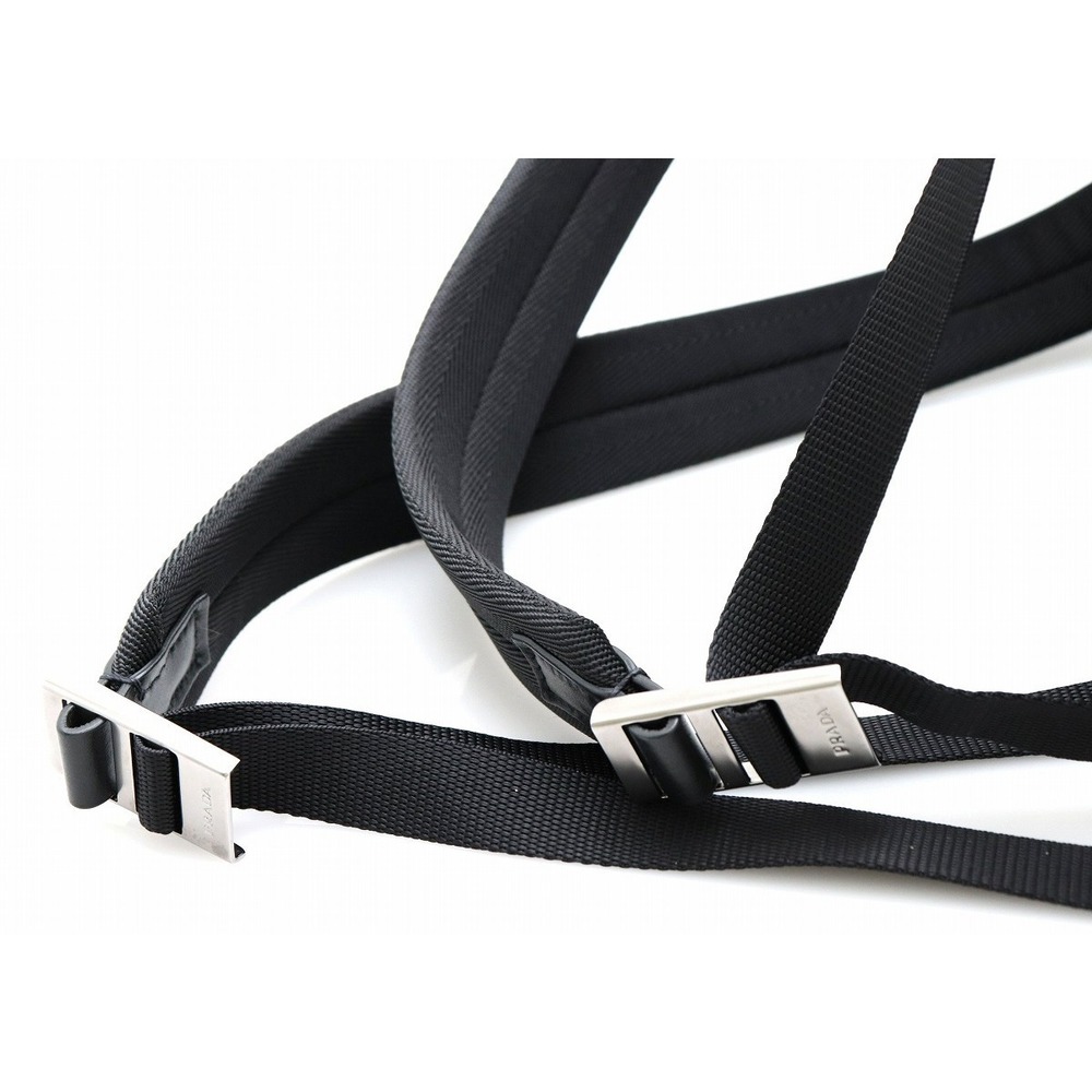 Prada Backpack Leather Black Nero - image 4